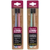 Wholesale - 2pk ECO-FRIENDLY CHARCOAL TOOTHBRUSH (SOFT) C/P 24, UPC: 816212029506